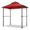 8 X 5 Bbq Grill Gazebo 2-Tier Barbecue Canopy Vented Top Shelves Shelter